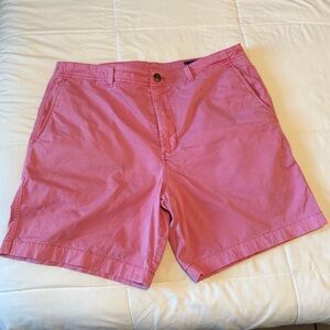 Vineyard Vines Island Short Pink Cotton Chino Shorts Men’s Size 34 (7” Inseam)